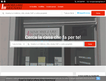 Tablet Screenshot of immobiliaremarignani.it